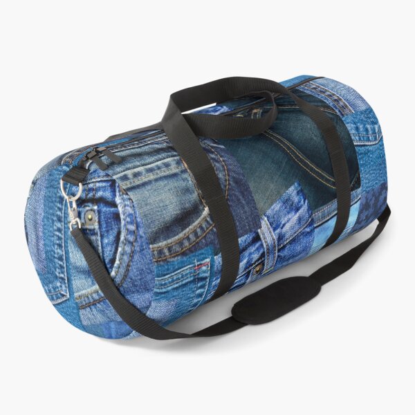Item preview, Photograph of Patchwork of Blue Jeans ONLY - Not Real designed and sold by Cowboy Folly.