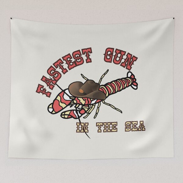 Item preview, Pistol Shrimp Fastest Gun in the Sea designed and sold by FlakeyBiscuit3.