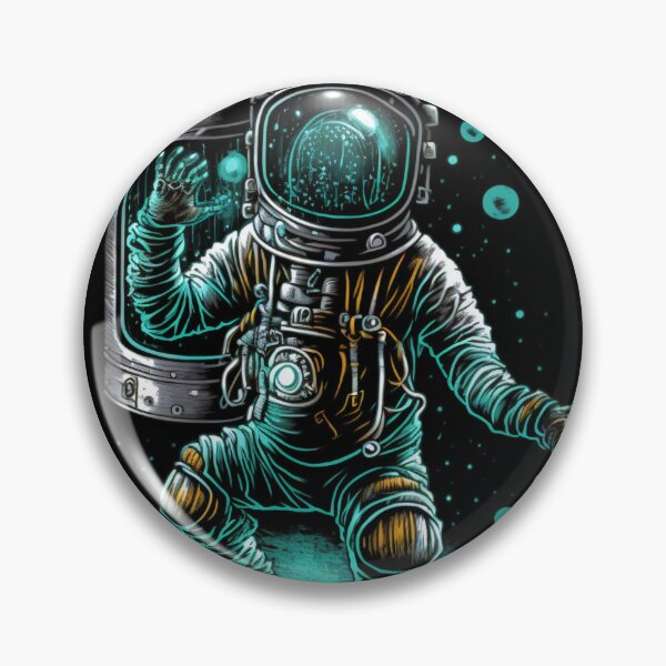 Item preview, Astronaut & Pods designed and sold by CartoonrBOY.