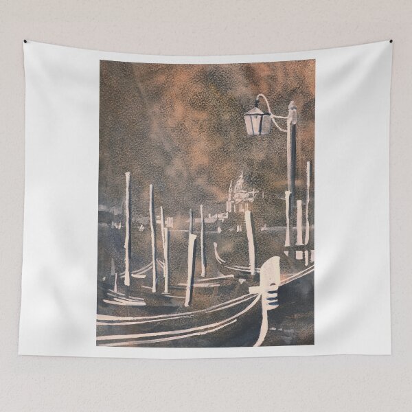 Item preview, Venice waterfront painting.  Venice art designed and sold by rfoxphoto.