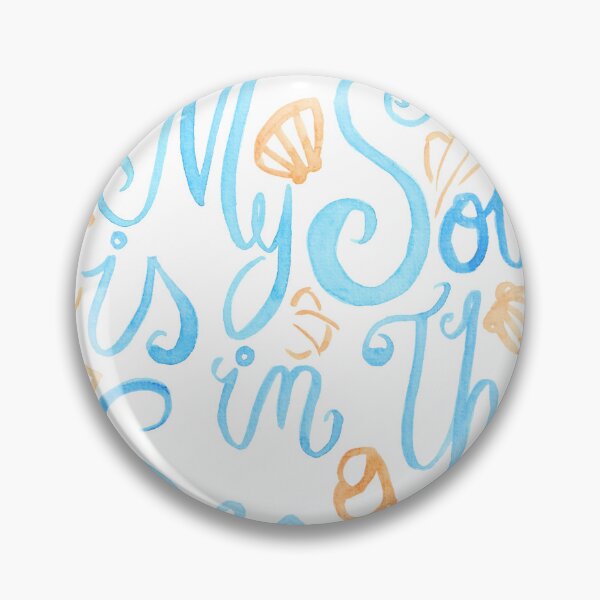 Item preview, My Soul Is In The Sea - Pearly Blue designed and sold by Niina  Niskanen.