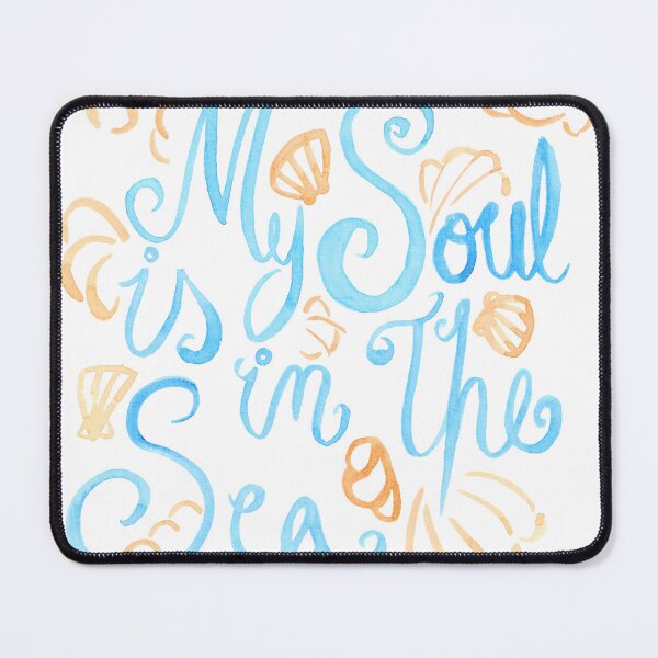 Item preview, My Soul Is In The Sea - Pearly Blue designed and sold by Niina Niskanen.