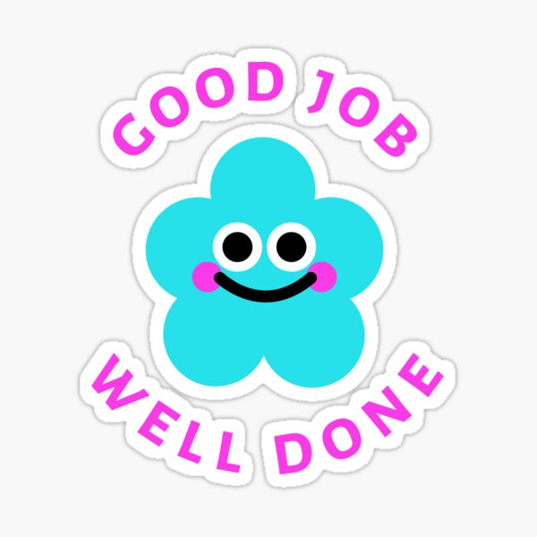 GOOD JOB WELL DONE TEACHER STICKERS ENVELOPE SEALS SCRAPBOOK STICKERS-2  SIZES