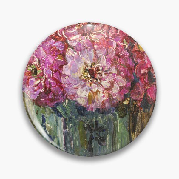Item preview, Still Life with Zinnias in a green Jar (1910) in high resolution by Floris Verster. Original from The Rijksmuseum designed and sold by Design Repo.