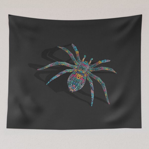 Item preview, Colorful spider with its shadow designed and sold by Zal-Production.