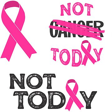 Artwork thumbnail, not today cancer (sticker sheet) x3 by mystudiocreate