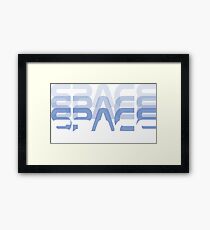 Space space space space Framed Print