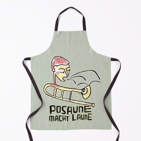 Item preview, Posaune Macht Laune, German, Trombone Player designed and sold by badlydrawnbabe.