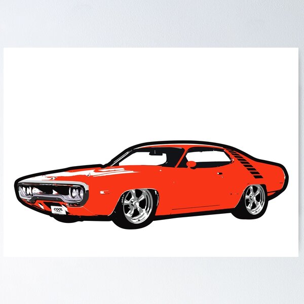 Item preview, Orange PR Muscle Car designed and sold by CoolRide.