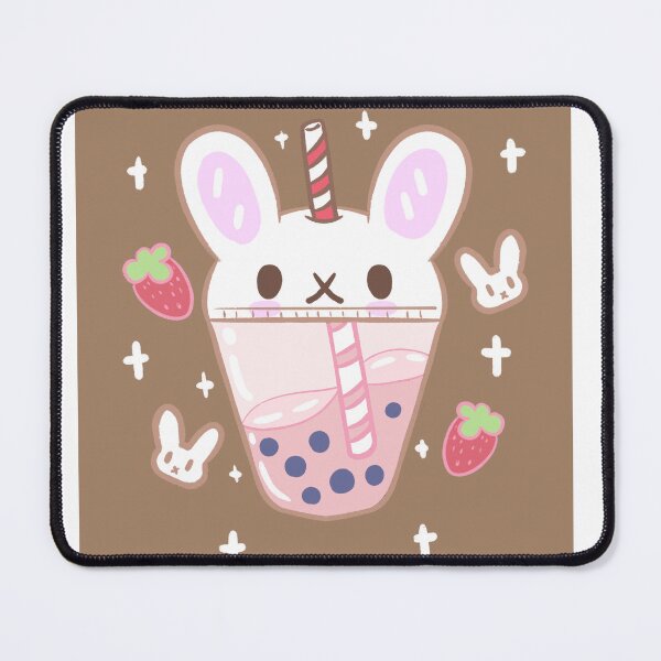 Item preview, Strawberry Boba Bunny designed and sold by LilLadyDesigns.