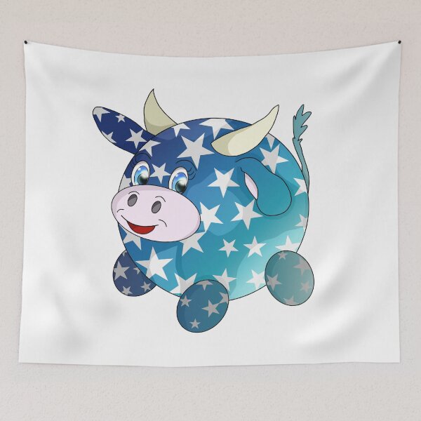 Item preview, starry sky happy cow designed and sold by BeingNow.