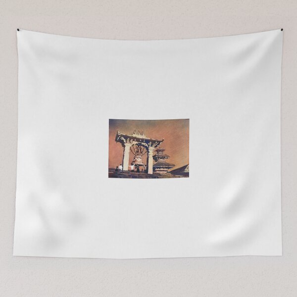 Item preview, Hindu temple- Kathmandu, Nepal art designed and sold by rfoxphoto.