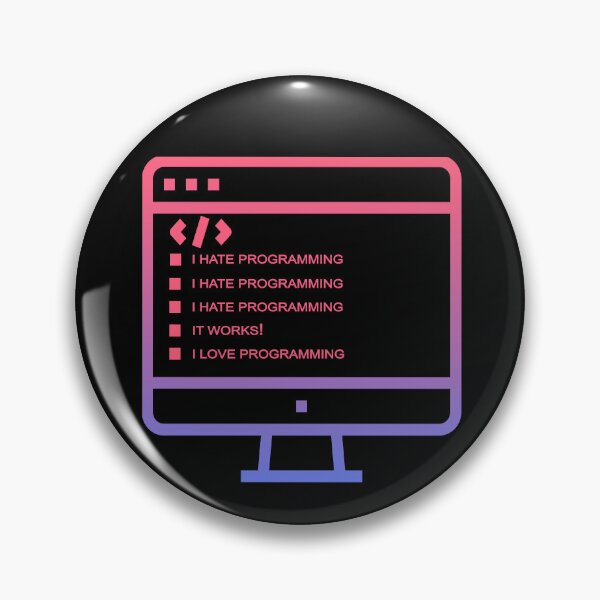 Item preview, I Hate Programming, I Love Programming- Programmer Love Hate designed and sold by zoulouu.
