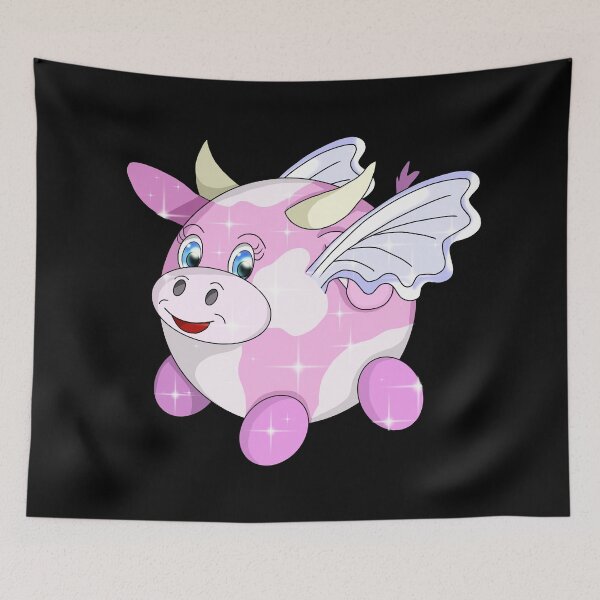 Item preview, pink happy cow designed and sold by BeingNow.