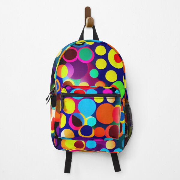 Artikelvorschau, Bright Vibrant Colorful Geometric Dot Pattern Design Digital Painting entworfen und verkauft von CodeAndColors.