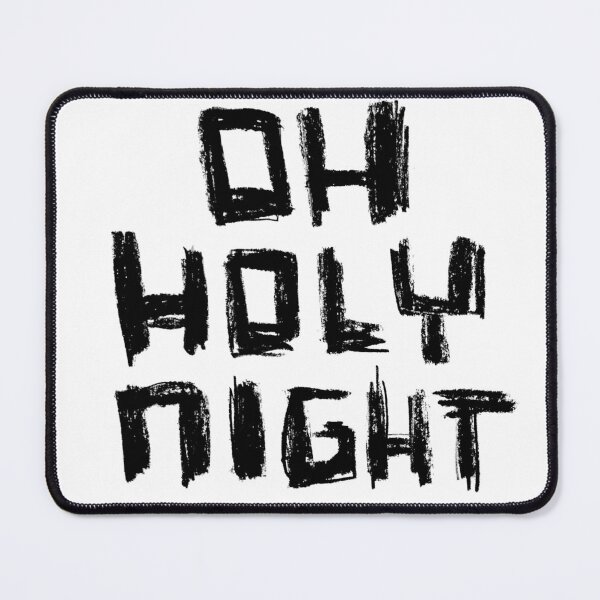 Item preview, Oh Holy Night Hand Lettering designed and sold by badlydrawnbabe.