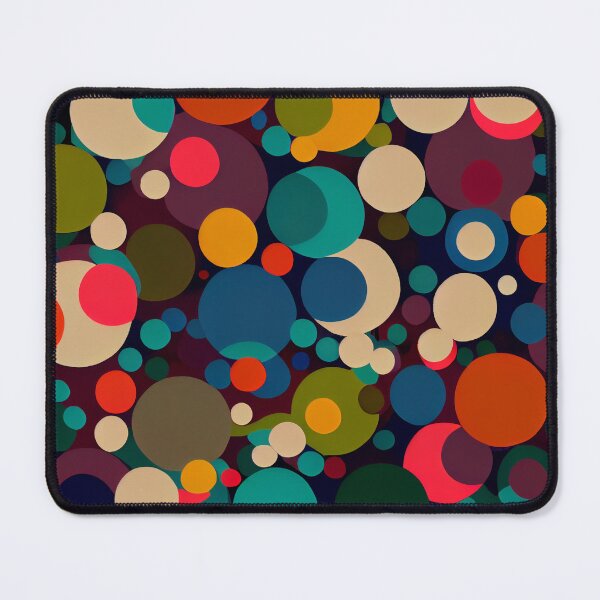 Artikelvorschau, Vintage Polka Dot Style Geometric Pattern Digital Painting entworfen und verkauft von CodeAndColors.