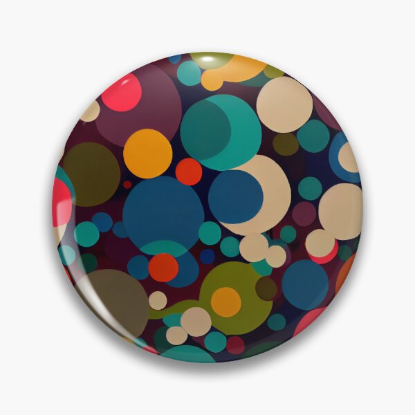 Artikelvorschau, Vintage Polka Dot Style Geometric Pattern Digital Painting entworfen und verkauft von CodeAndColors.