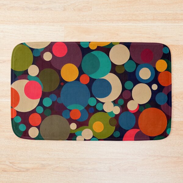 Artikelvorschau, Vintage Polka Dot Style Geometric Pattern Digital Painting entworfen und verkauft von CodeAndColors.