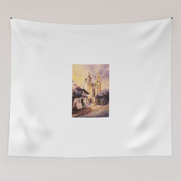 Item preview, Mission Dolores- San Francisco.  Watercolor painting designed and sold by rfoxphoto.