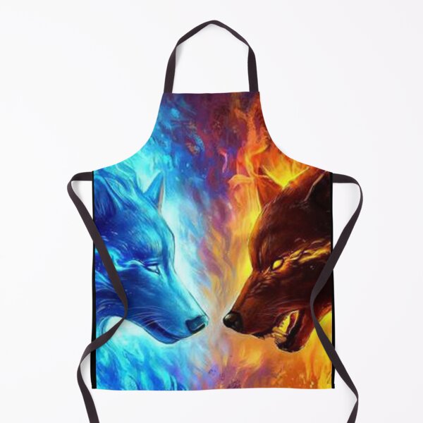 Item preview, Ice Wolf and Fire Wolf - Wolf Rivalry designed and sold by Kyumi12.