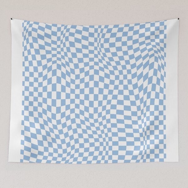 Item preview, Blue Psychedelic checkers pattern designed and sold by Artemisia-.