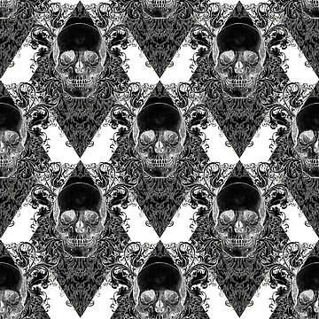 Artwork thumbnail, Damask Skull by ShayneoftheDead