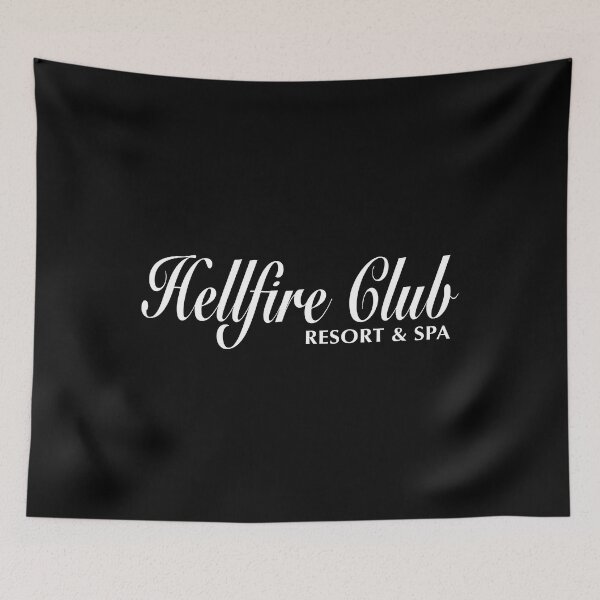Item preview, HELLFIRE CLUB. RESORT AND SPA. WHITE. designed and sold by 5hertz.