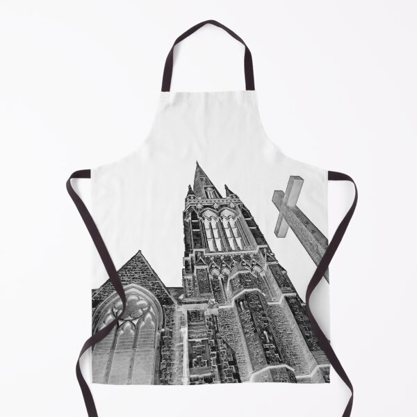 Item preview, Church And Cross (in black and white) designed and sold by JoyPhotoArt.