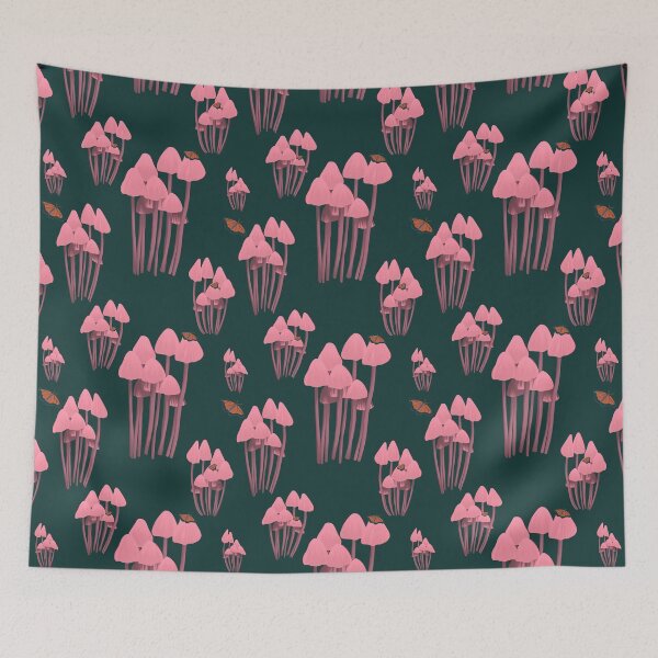 Item preview, Pink Mushrooms  designed and sold by DesignsByJaycee.