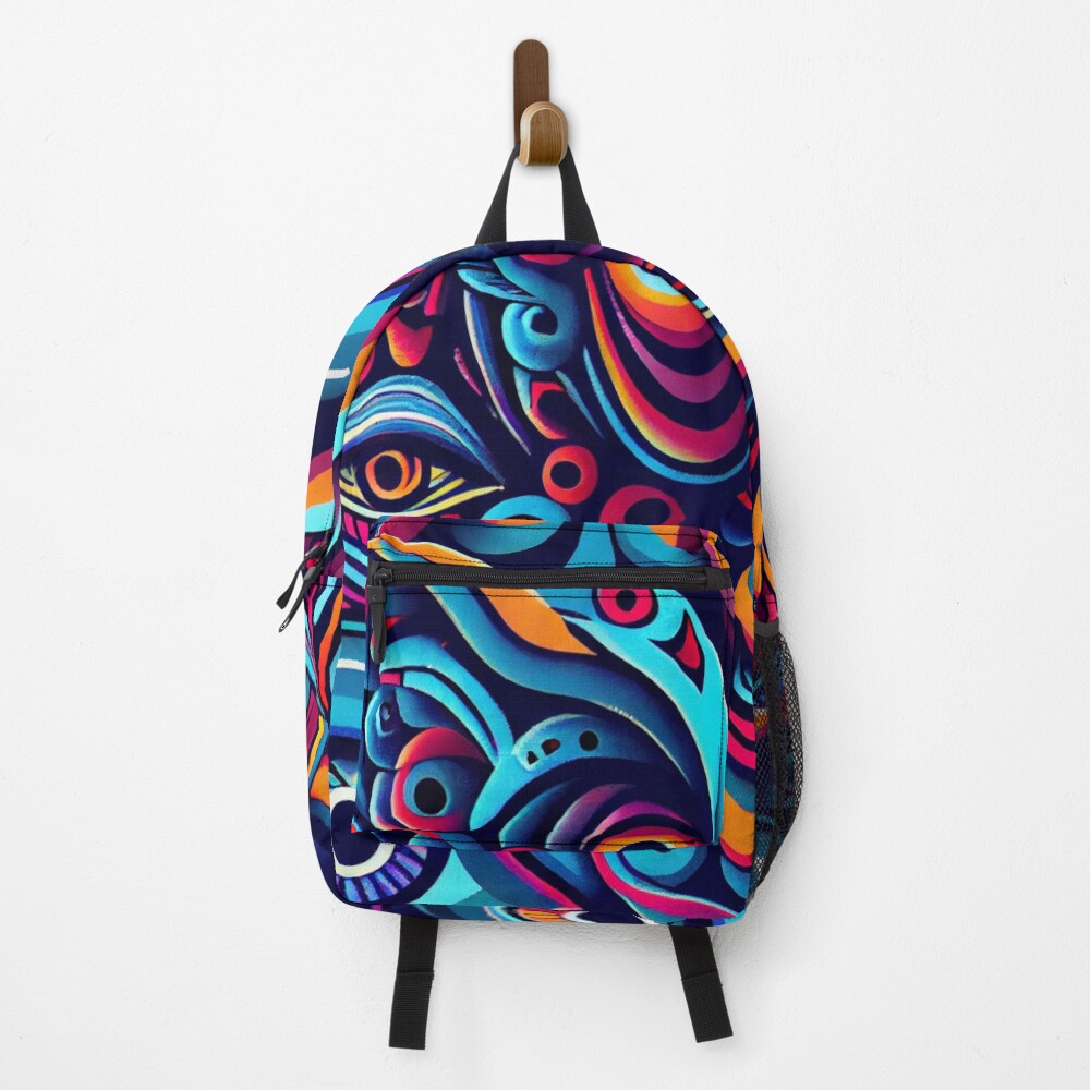 Aperçu de l'œuvre Sac à dos créée et vendue par CodeAndColors.