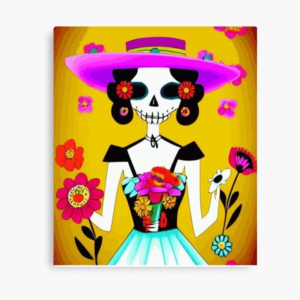 Celebrando la vida, Calaveras queridas y Amapolas decorativas, Amapolas y  Calavera de dama, calavera de azúcar, oscuro, La catrina, calavera, huesos