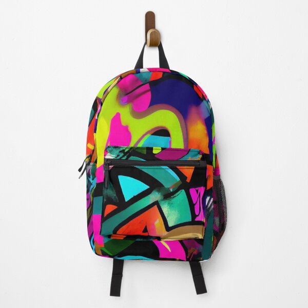 Artikelvorschau, Very Colorful Spray Paint Graffiti Pattern Digital Painting entworfen und verkauft von CodeAndColors.