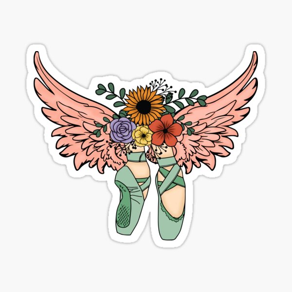 Item preview, Ballet shoes and wings designed and sold by BraveNewDesigns.