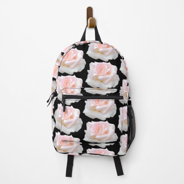 Item preview, White rose with pink center designed and sold by rubianne.
