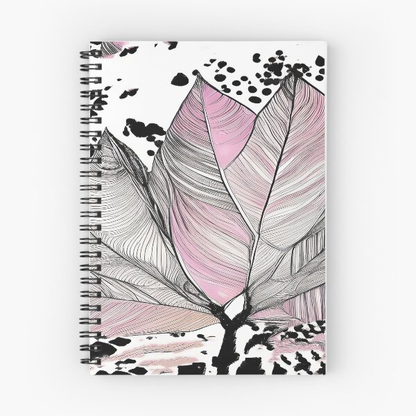 Item preview, Leaves of a Tree Pink Feathered Illustration Design designed and sold by deniselynnimage.