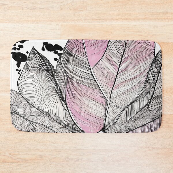 Item preview, Leaves of a Tree Pink Feathered Illustration Design designed and sold by deniselynnimage.