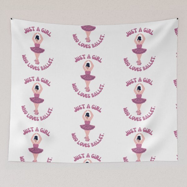 Item preview, Just A Girl Who Loves Ballet designed and sold by karolaan.