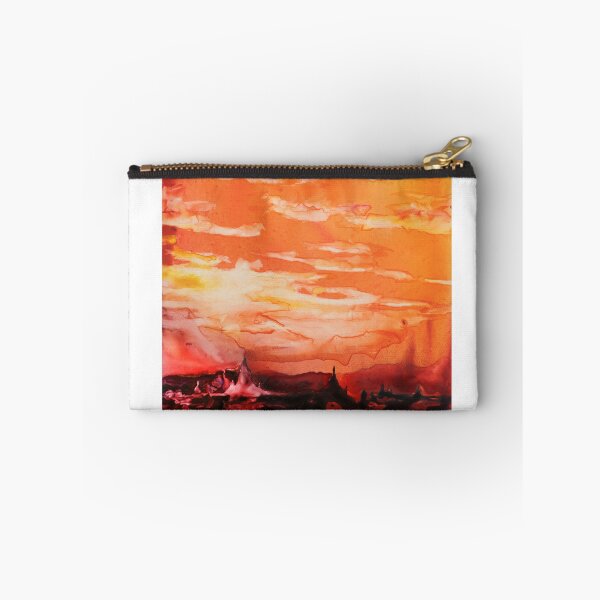 Item preview, Bagan ruins in Myanmar (Burma).  Watercolor painting designed and sold by rfoxphoto.