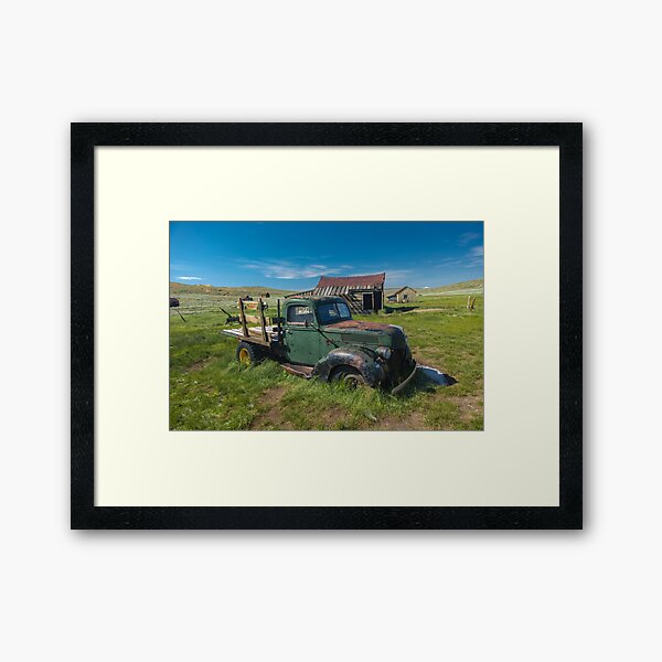 Bodie California Rusted Truck 2017 Framed Art Print