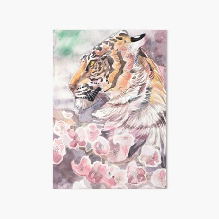 Tiger Blossom 2 Art Board Print