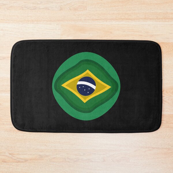 Item preview, Brazil Abstract Flag Design designed and sold by Blazing-Art.