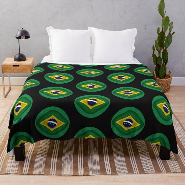 Item preview, Brazil Abstract Flag Design designed and sold by Blazing-Art.