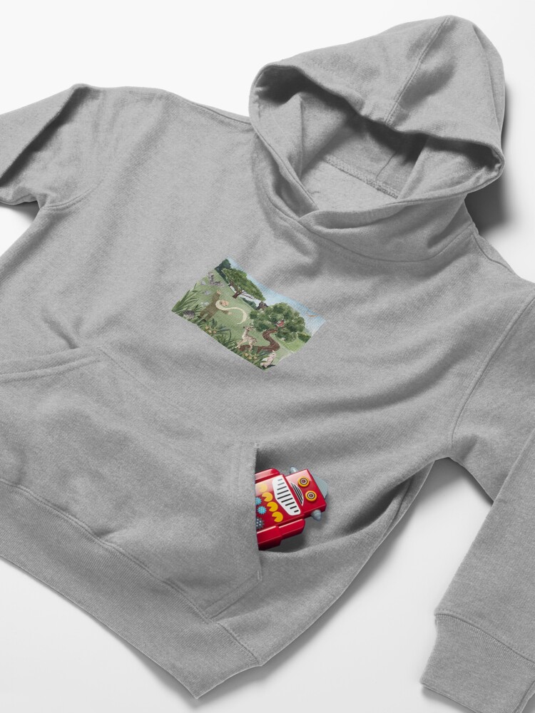 Alternate view of Magical Forest Kids Pullover Hoodie