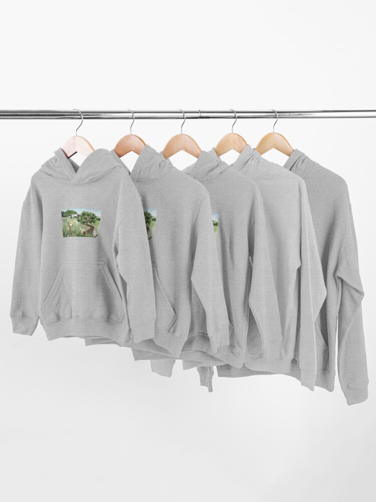 Alternate view of Magical Forest Kids Pullover Hoodie