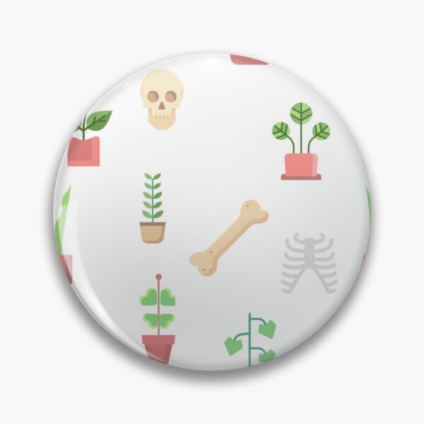 Item preview, Plants and Bones - Flat Design in Pastel Colors designed and sold by Neitherworld-BJ.