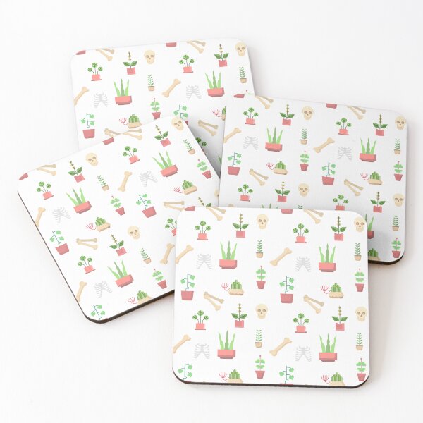 Item preview, Plants and Bones - Flat Design in Pastel Colors designed and sold by Neitherworld-BJ.