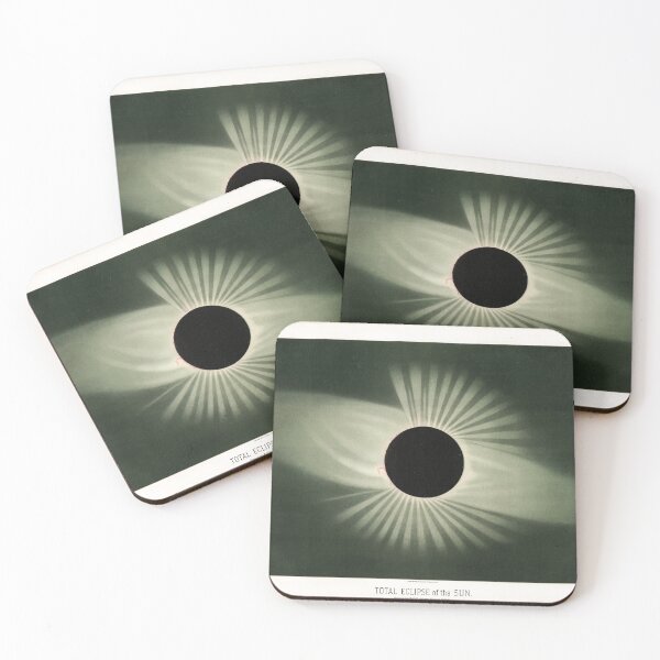 Item preview, Total Eclipse of The Sun Astronomical Drawing And Science Illustration by Étienne Léopold Trouvelot designed and sold by AesthetesLegacy.