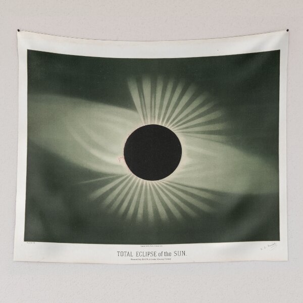 Item preview, Total Eclipse of The Sun Astronomical Drawing And Science Illustration by Étienne Léopold Trouvelot designed and sold by AesthetesLegacy.