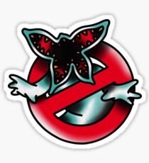 Pegatina Pieza de tatuaje tradicional de Demogorgon